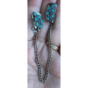 Vintage‎ Turquoise Colored Sweater Clip